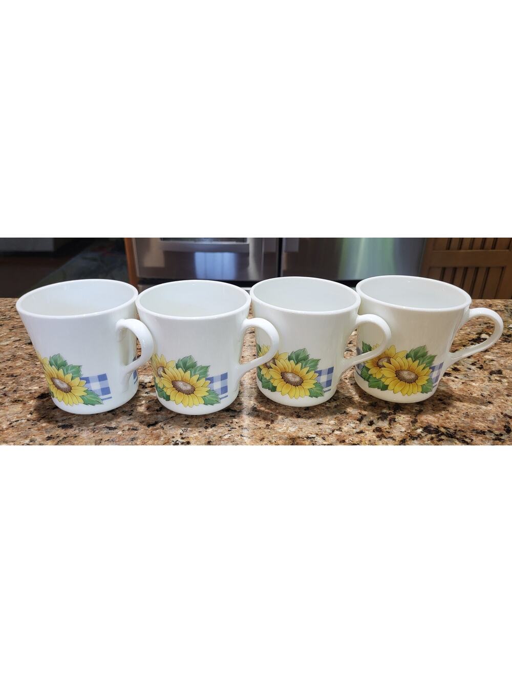 Corelle Sunflower Sunsations (sunflower) Cups (set of 4)